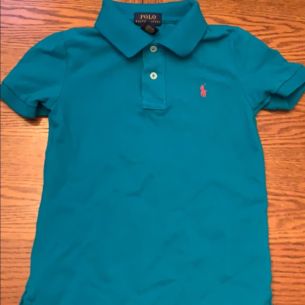 Polo by Ralph Lauren short sleeve size 5 teal